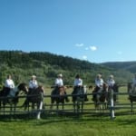 Goosewing Ranch - Horseback group.